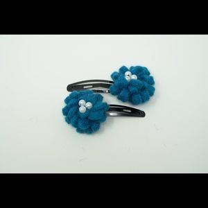 Felt Flower Hair Clips